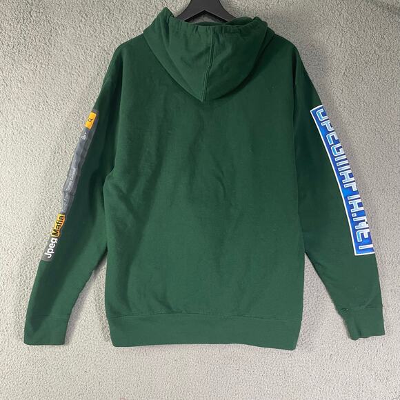 JPEGMAFIA Green Graphic Hoodie Men’s Large Hip Hop Pullover Sweatshirt - Picture 4 of 9